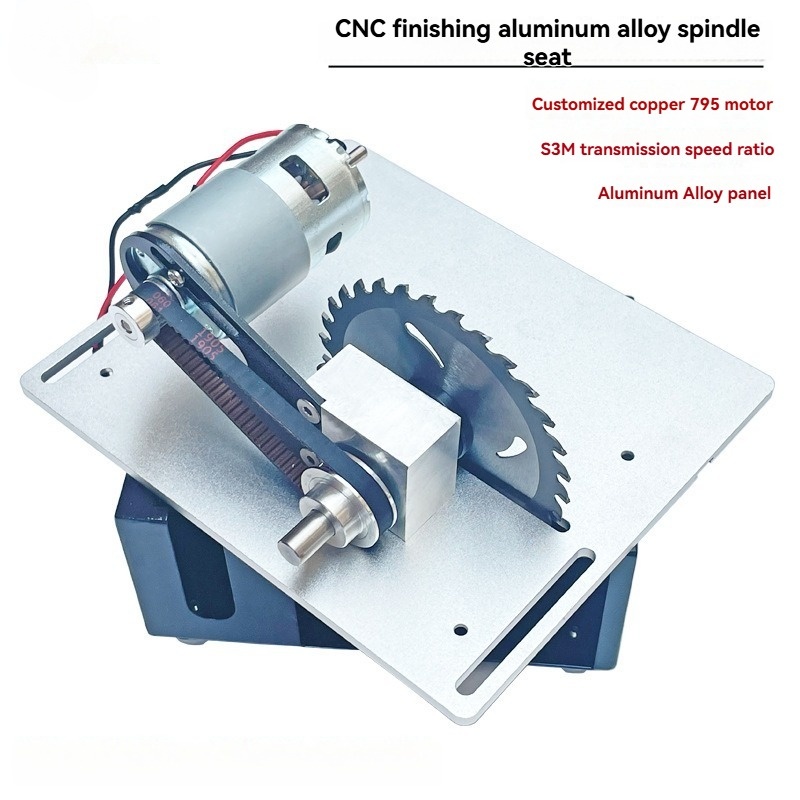 Mini Table Saw For Woodworking - منشار صغير 120 واط قابل للتعديل