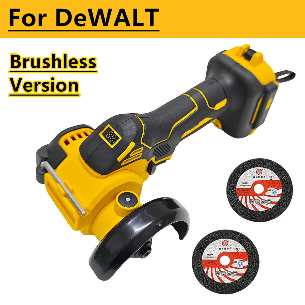 Brushless Angle Grinder Battery Powered - جلاخة زاوية لاسلكية بدون فرشاة 3