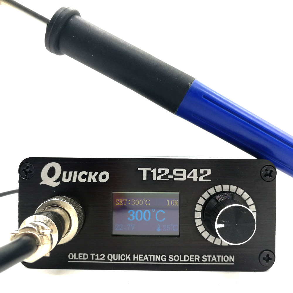Digital Soldering Station T12 - QUICKO MINI T12 STC OLED محطة