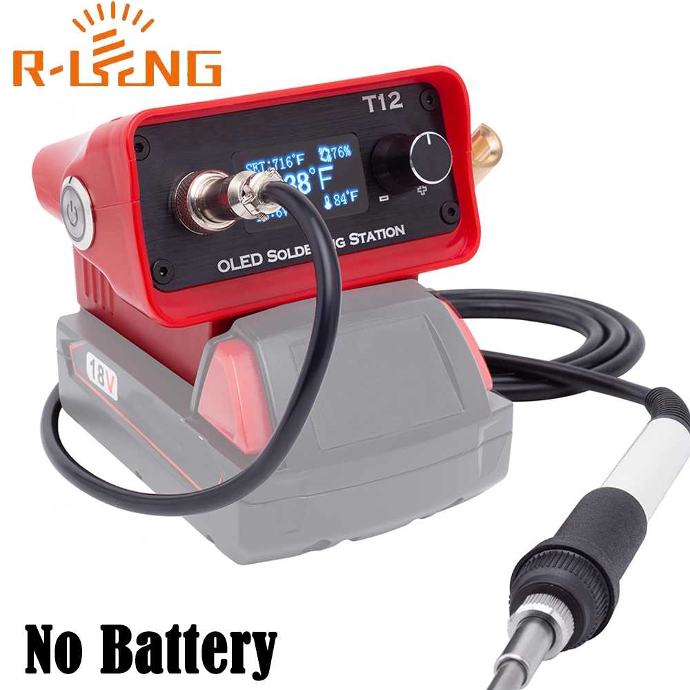 Digital Soldering Station T12 - OLED T12 محطة لحام الحديد محطة
