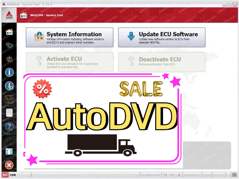 Power Tools - أداة خدمة AutoDVD AGCO SISU Power