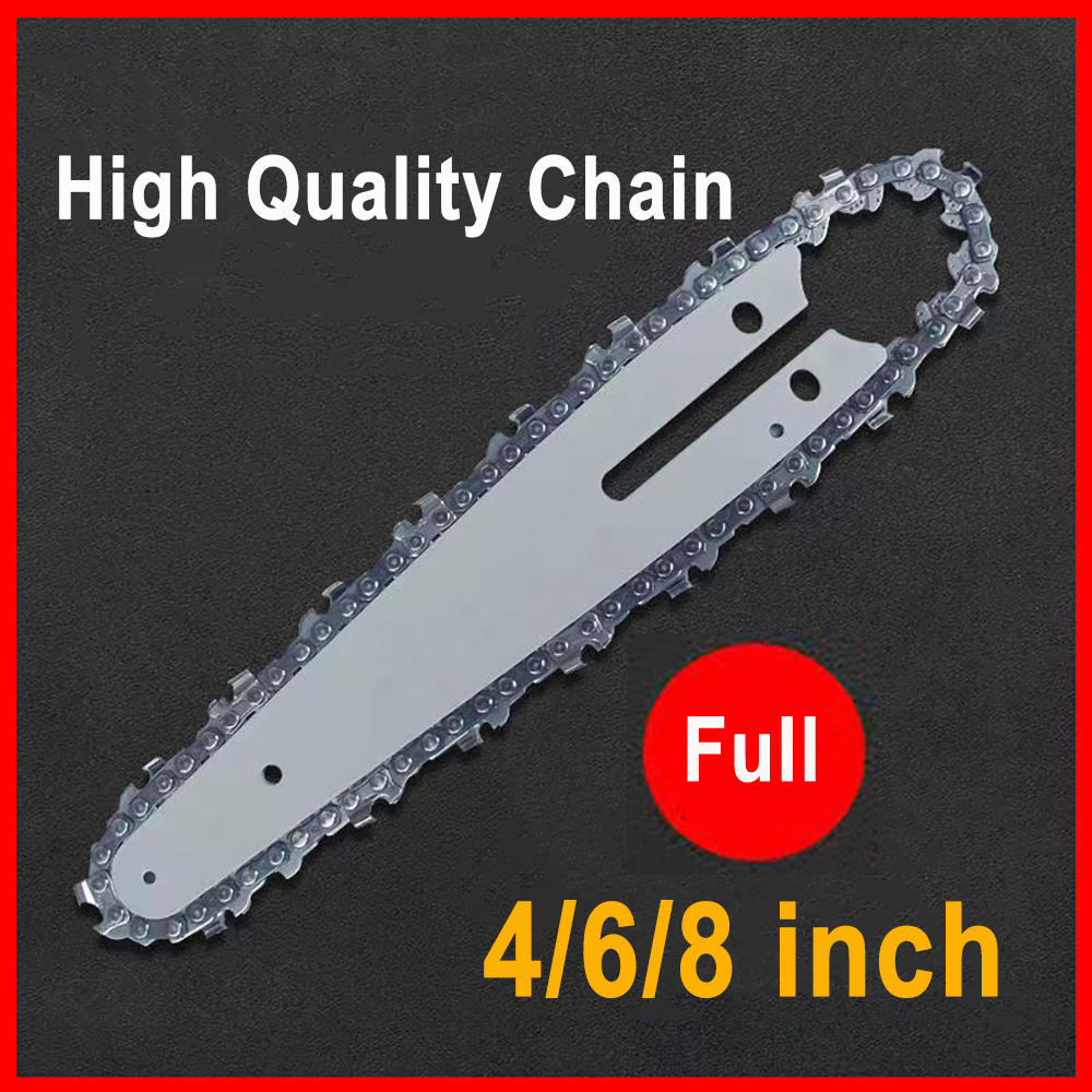 Mini Electric Chainsaw 6 Inch - 4/6/8/10 بوصة 1/4 سلسلة المنشار دليل