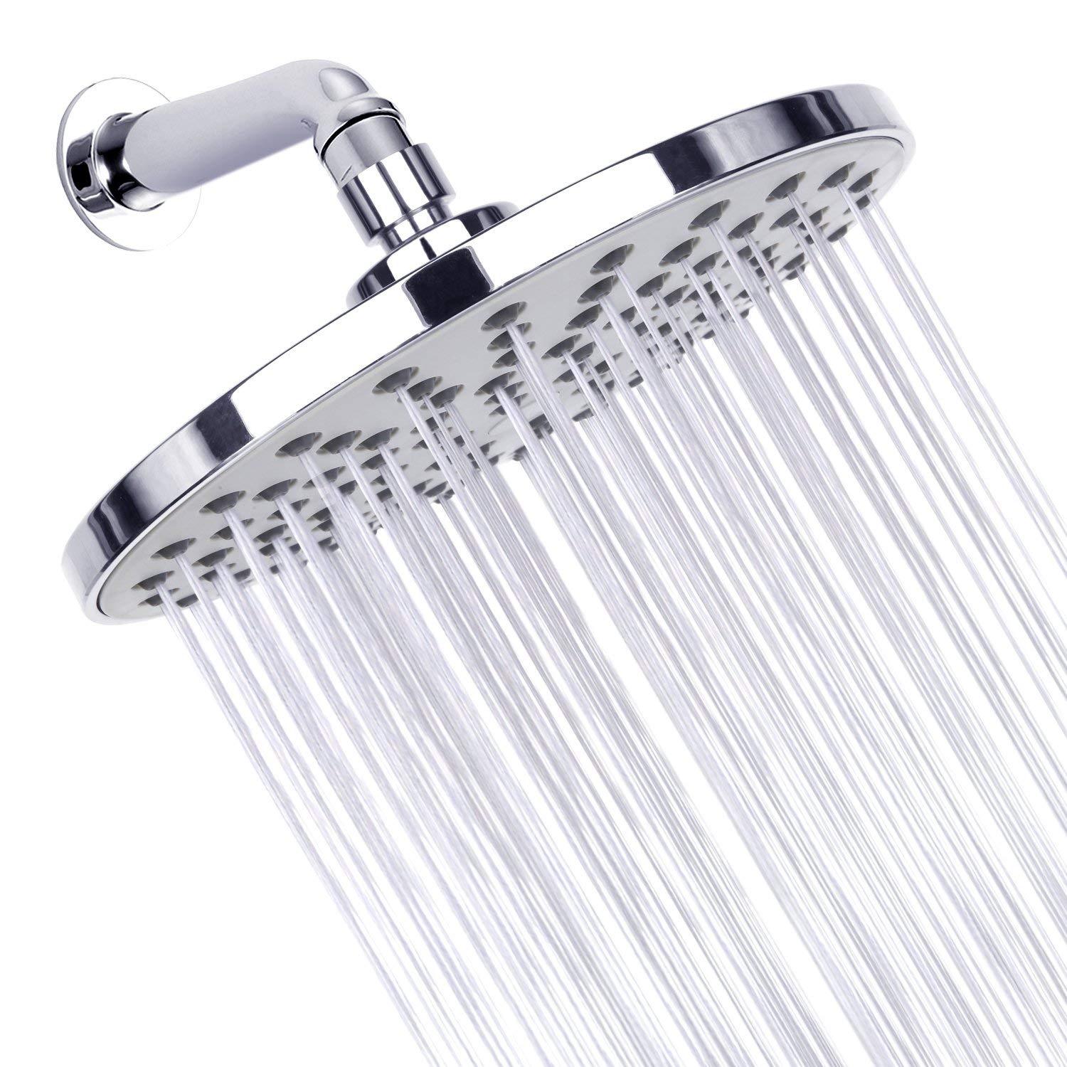 Plumbing - رأس دش مطري كبير مع لوحة