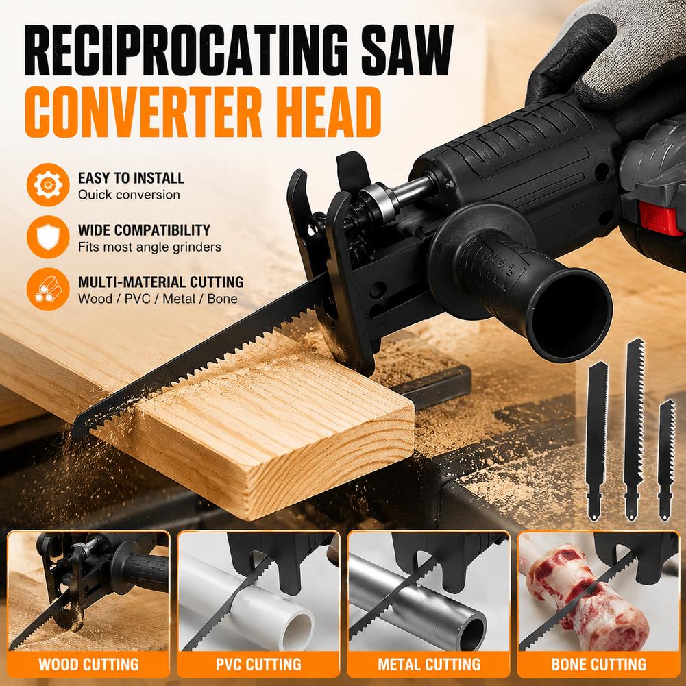 Reciprocating Saw Attachment Drill - محول منشار ترددي لتحويل المثقاب الكهربائي