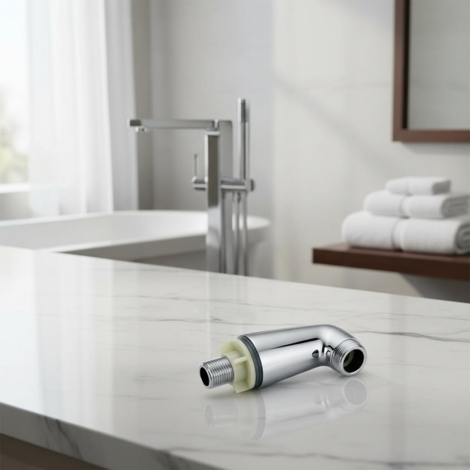 Plumbing - قطعتان من أرجل تثبيت صنبور الحمام
