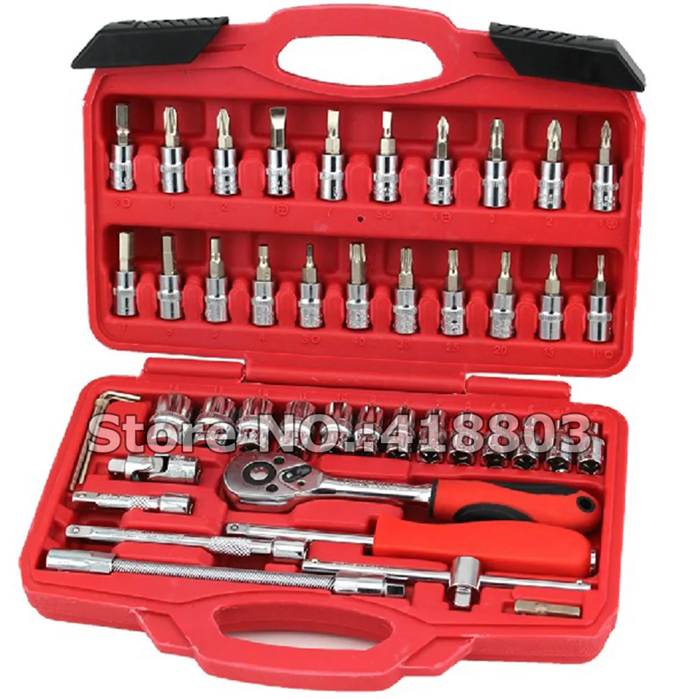 Hand Tools - صندوق أدوات 46 قطعة 1/4 DR