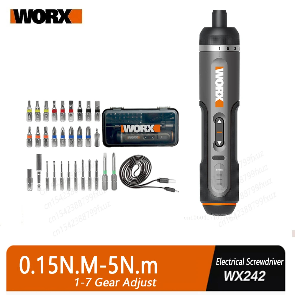 Electric Screwdriver Rechargeable Usb - WORX WX242 4 فولت مفك كهربائي