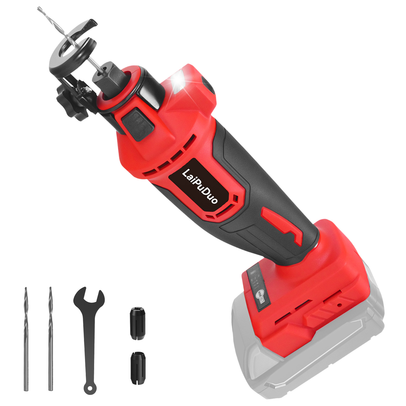 Brushless Cordless Electric Drill 18V - أداة قطع الجدران الجافة اللاسلكية 30000