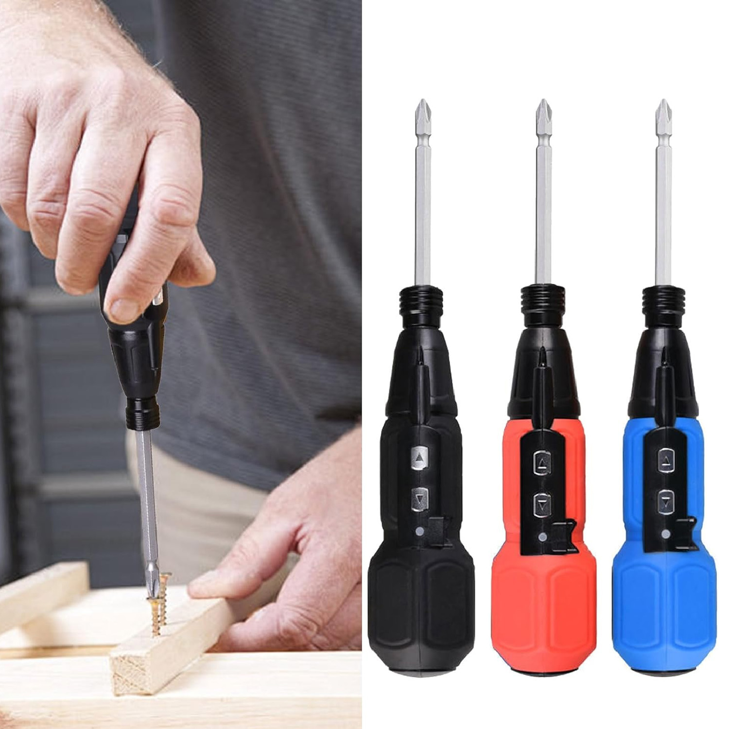 Electric Screwdriver Rechargeable Usb - مفك كهربائي قابل لإعادة الشحن، مفك