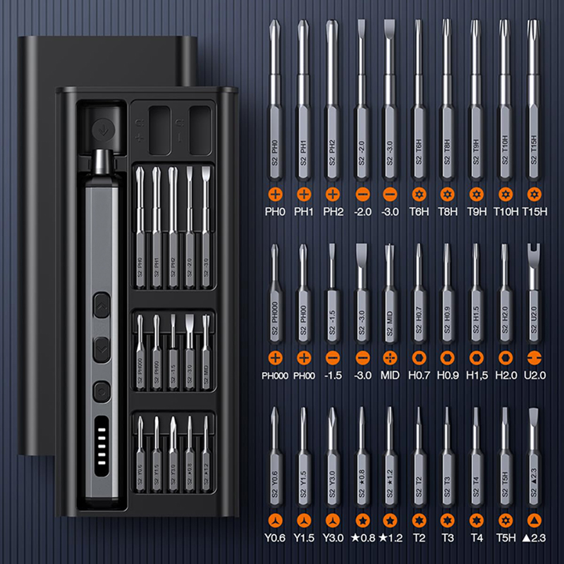 مجموعة مفكات كهربائية مجموعة أ - مراجعة Electric Screwdriver Rechargeable Usb وسعره