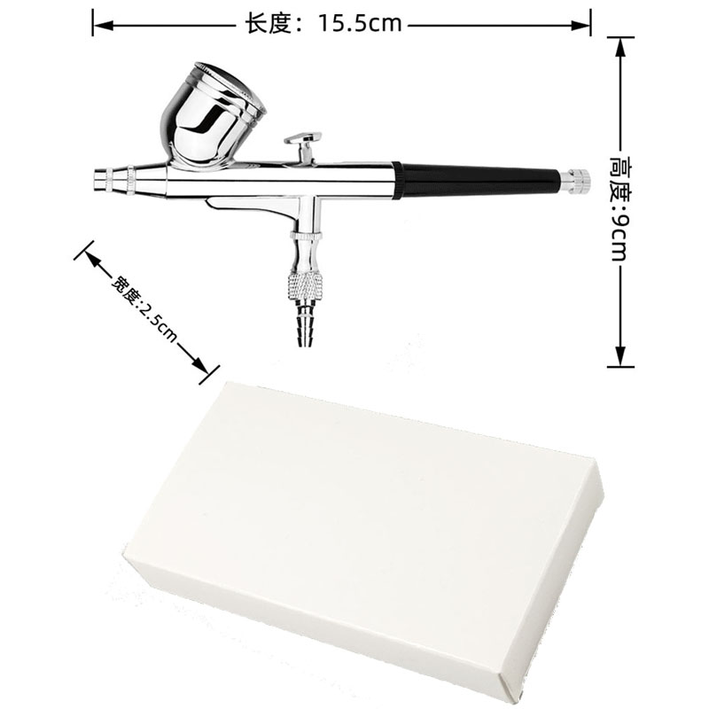 المزدوج العمل البخاخة الصغيرة  - مراجعة Airbrush Kit With Mini Compressor وسعره