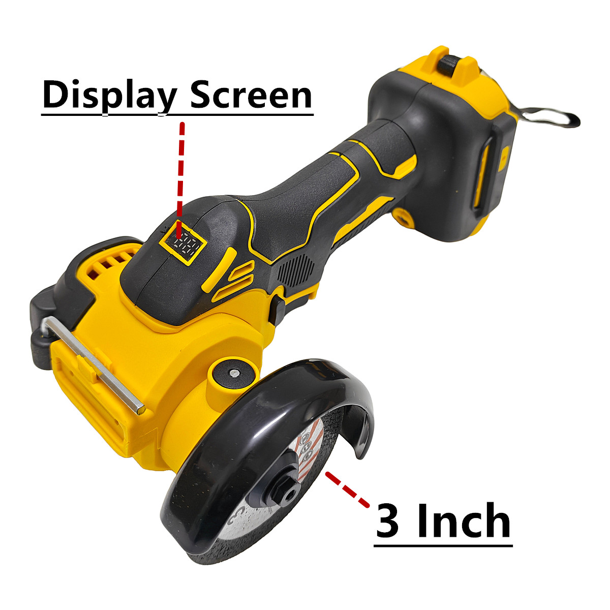 جلاخة زاوية لاسلكية بدون فرشاة - مراجعة Brushless Angle Grinder Battery Powered وسعره