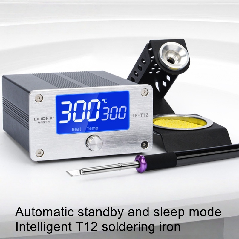 محطة لحام T12: أداة لحام رقمية - مراجعة Digital Soldering Station T12 وسعره