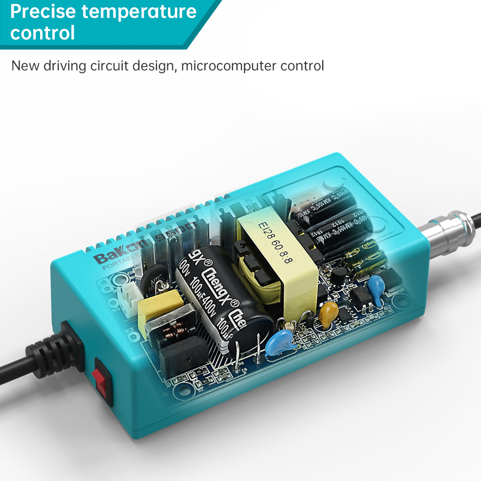 محطة لحام باكون BK950D مع ضبط  - مراجعة Digital Soldering Station T12 وسعره