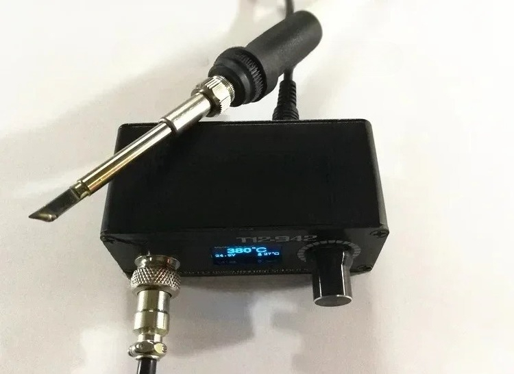 محطة لحام رقمية MINI T12 STC O - مراجعة Digital Soldering Station T12 وسعره