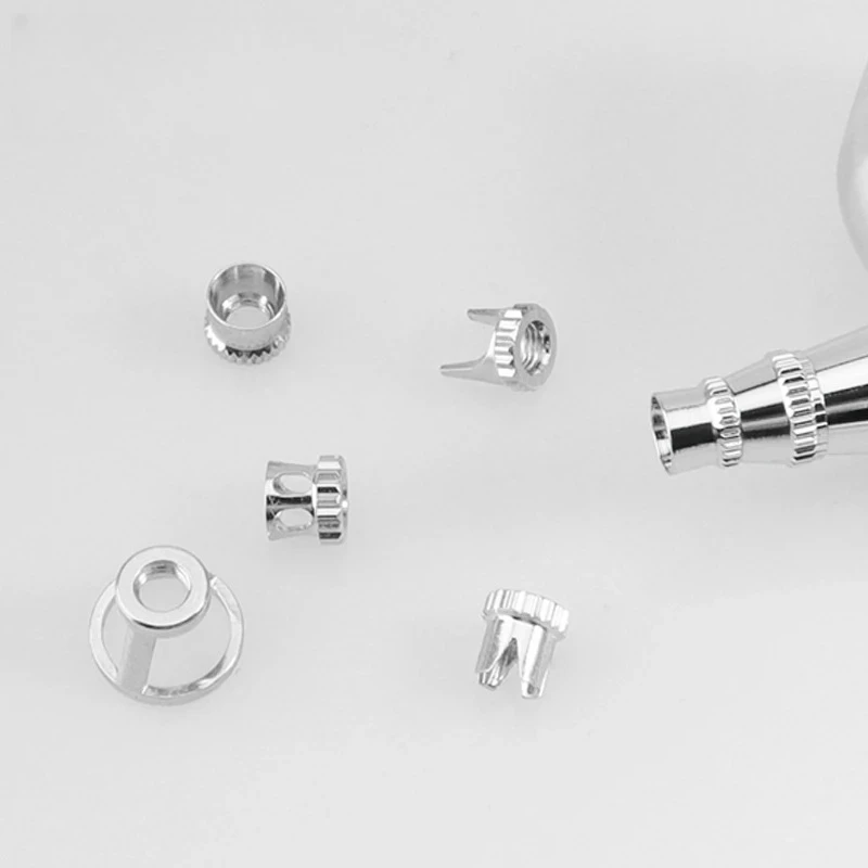 البخاخة فوهة إبرة غطاء الملحقا - مراجعة Airbrush Kit With Mini Compressor وسعره