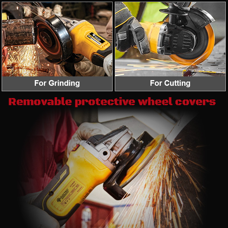 جلاخة زاوية لاسلكية 125 مم بدو - مراجعة Brushless Angle Grinder Battery Powered وسعره