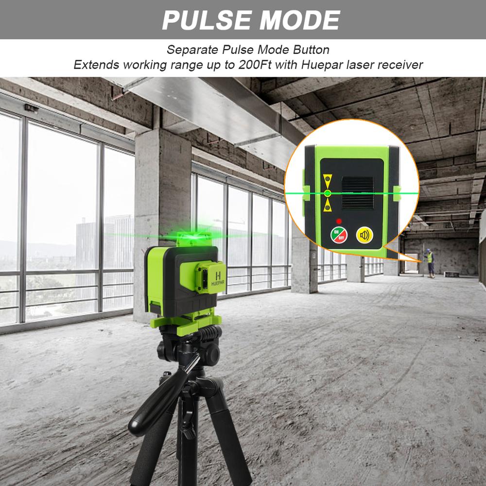 Huepar 16 خطًا 4D مستوى الليزر - مراجعة Laser Level 16 Lines 4D Green وسعره