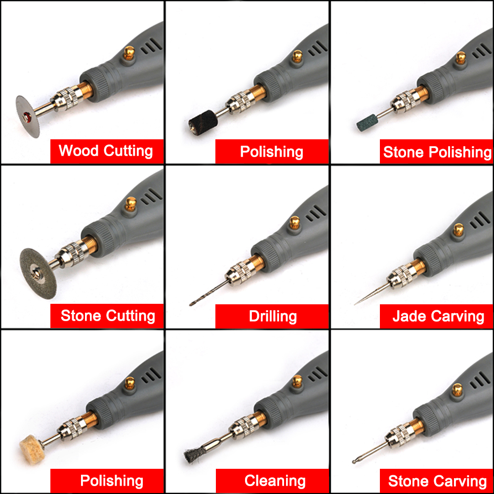 NEWACALOX مجموعة أدوات دوارة م - مراجعة Cordless Rotary Tool Kit Accessories وسعره