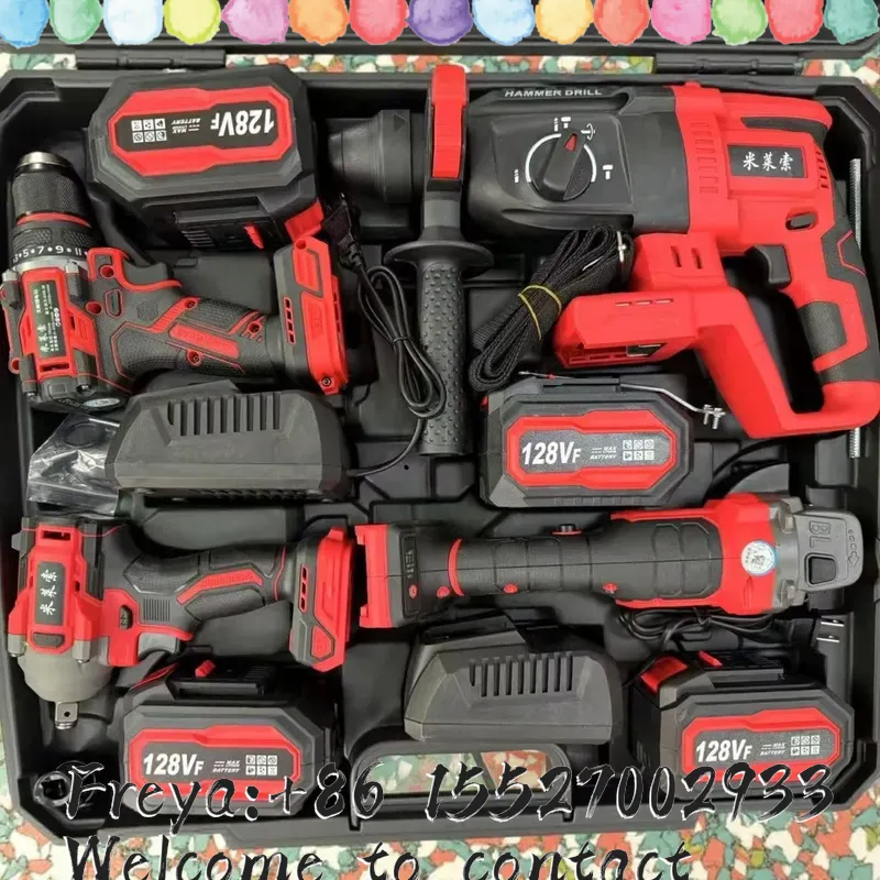 مجموعة أدوات كهربائية بدون فرش - مراجعة Brushless Angle Grinder Battery Powered وسعره