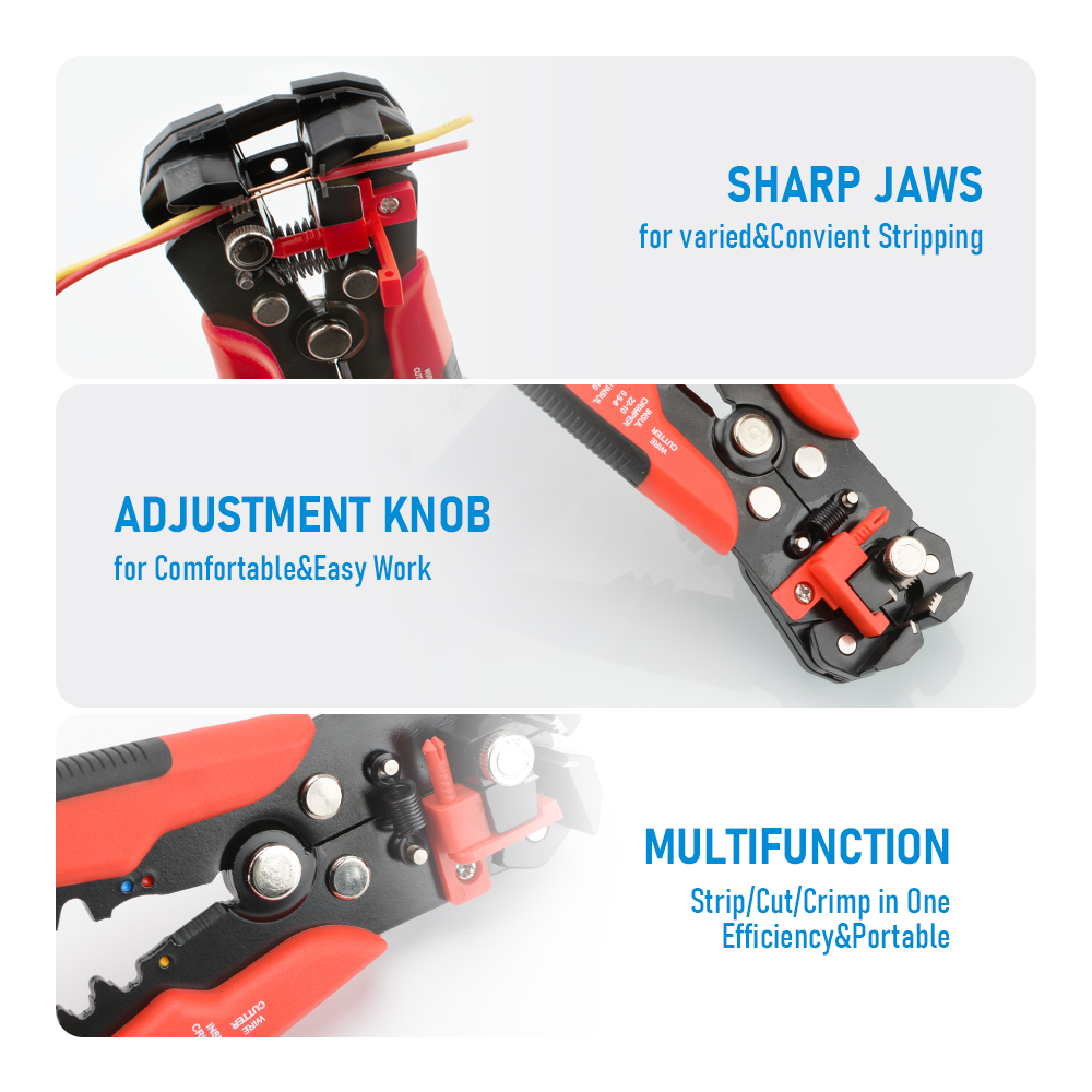 أداة تجريد الأسلاك متعددة الوظ - مراجعة Automatic Wire Stripper Cutter وسعره