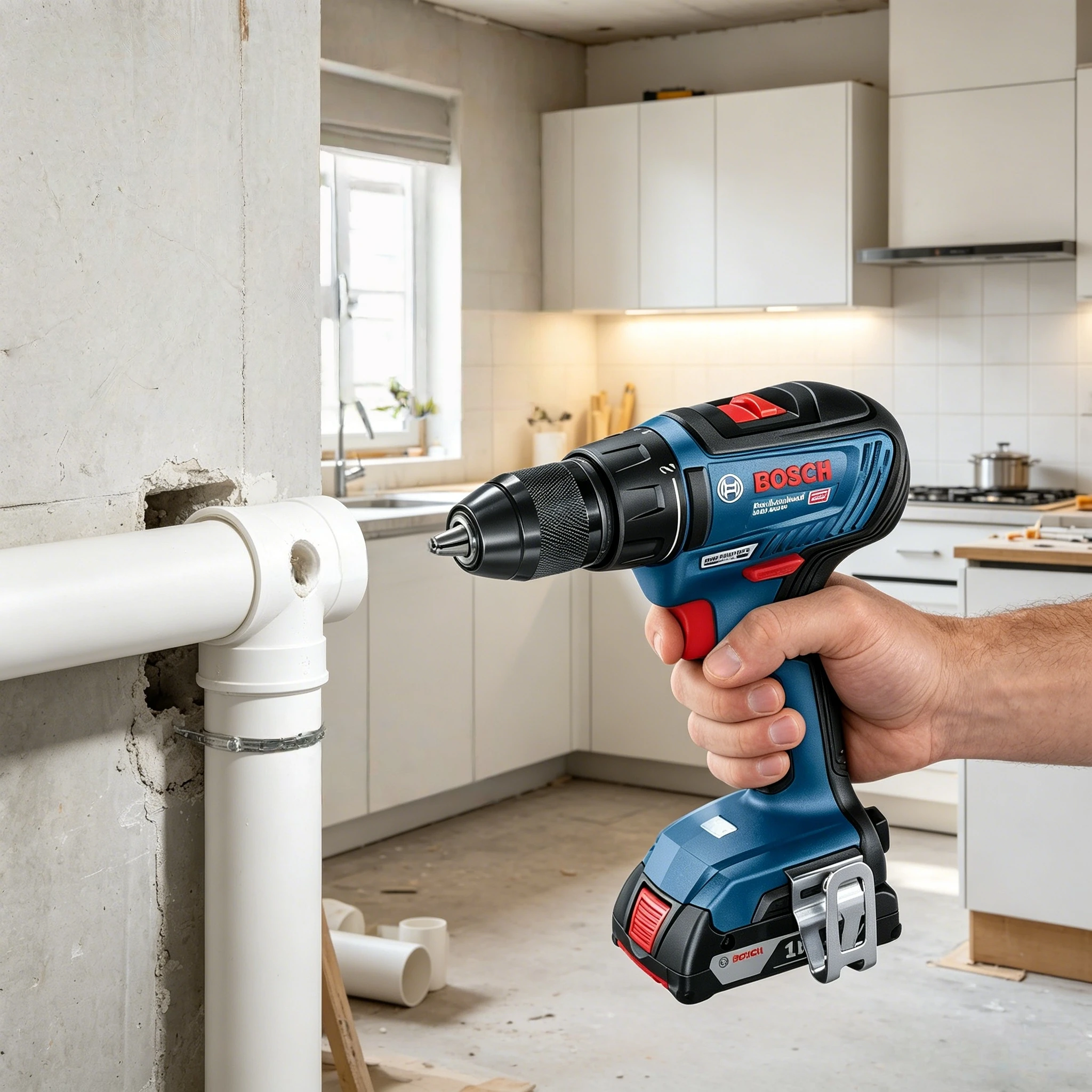 بوش GSR 18V-50 مثقاب لاسلكي بد - مراجعة Brushless Cordless Electric Drill 18V وسعره