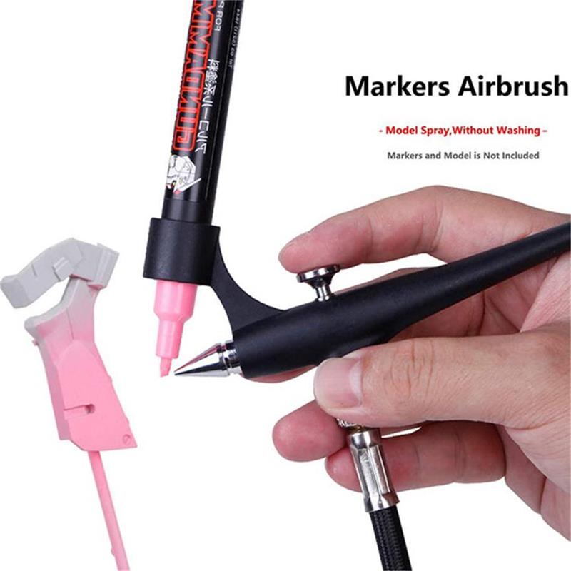 البخاخة الصغيرة لقلم تحديد خفي - مراجعة Airbrush Kit With Mini Compressor وسعره