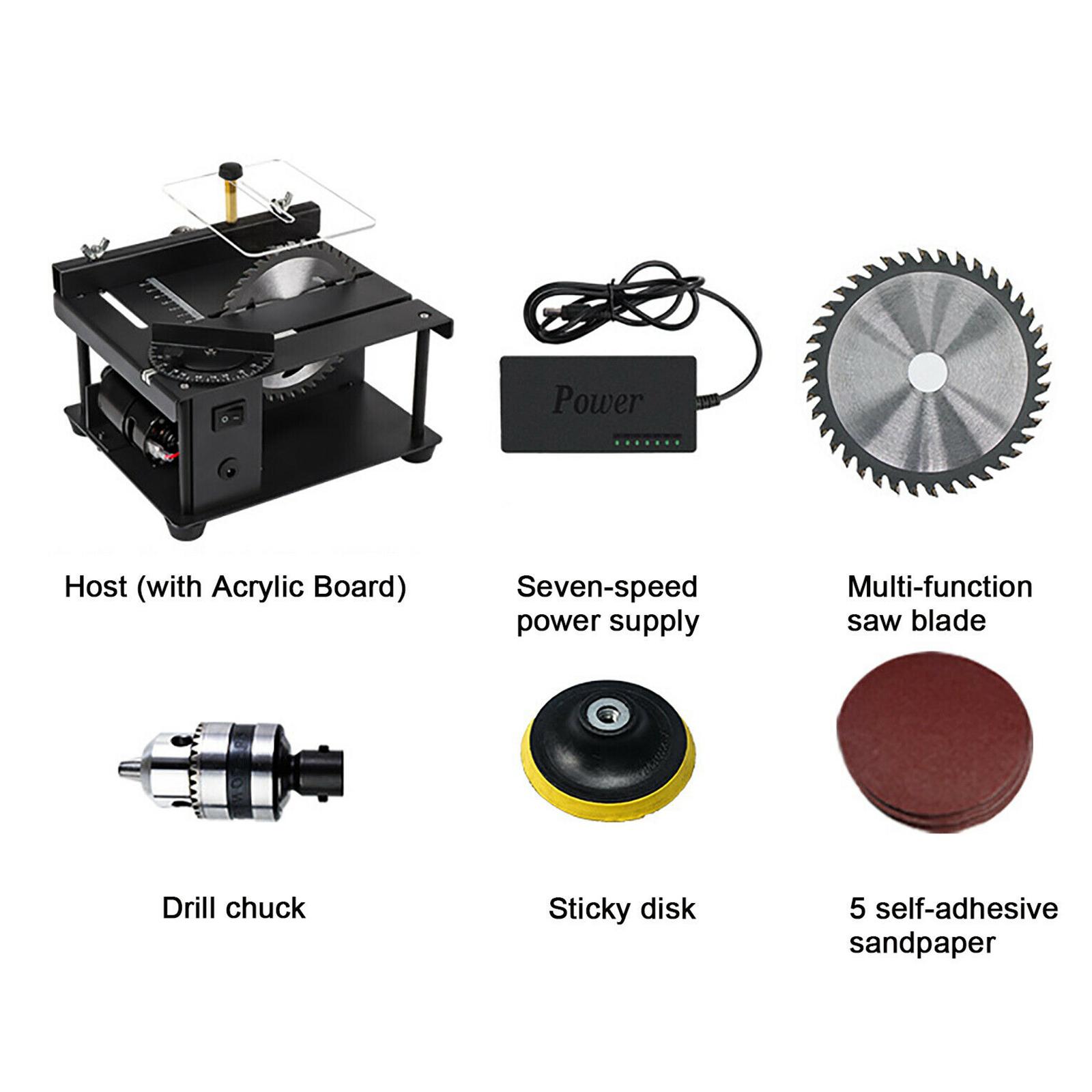 منشار طاولة دائري صغير مدمج 4  - مراجعة Mini Table Saw For Woodworking وسعره