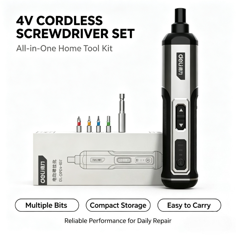 ديلي مفك كهربائي لاسلكي 4 فولت - مراجعة Electric Screwdriver Rechargeable Usb وسعره