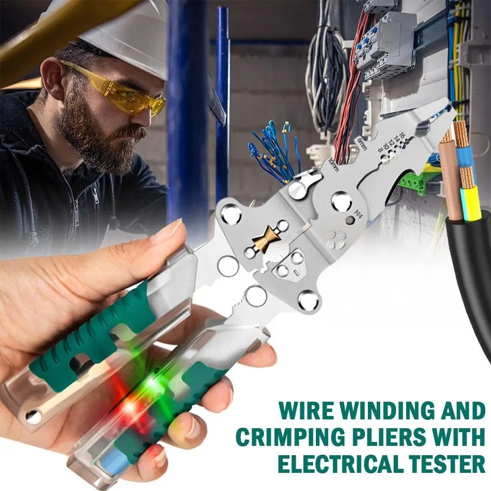 Fususbe سلك تجريد كماشة اختبار - مراجعة Automatic Wire Stripper Cutter وسعره