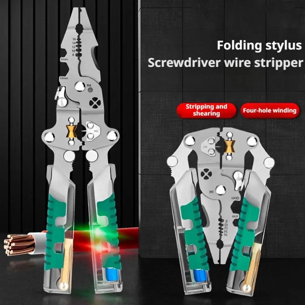 Fususbe سلك تجريد كماشة اختبار - مراجعة Automatic Wire Stripper Cutter وسعره