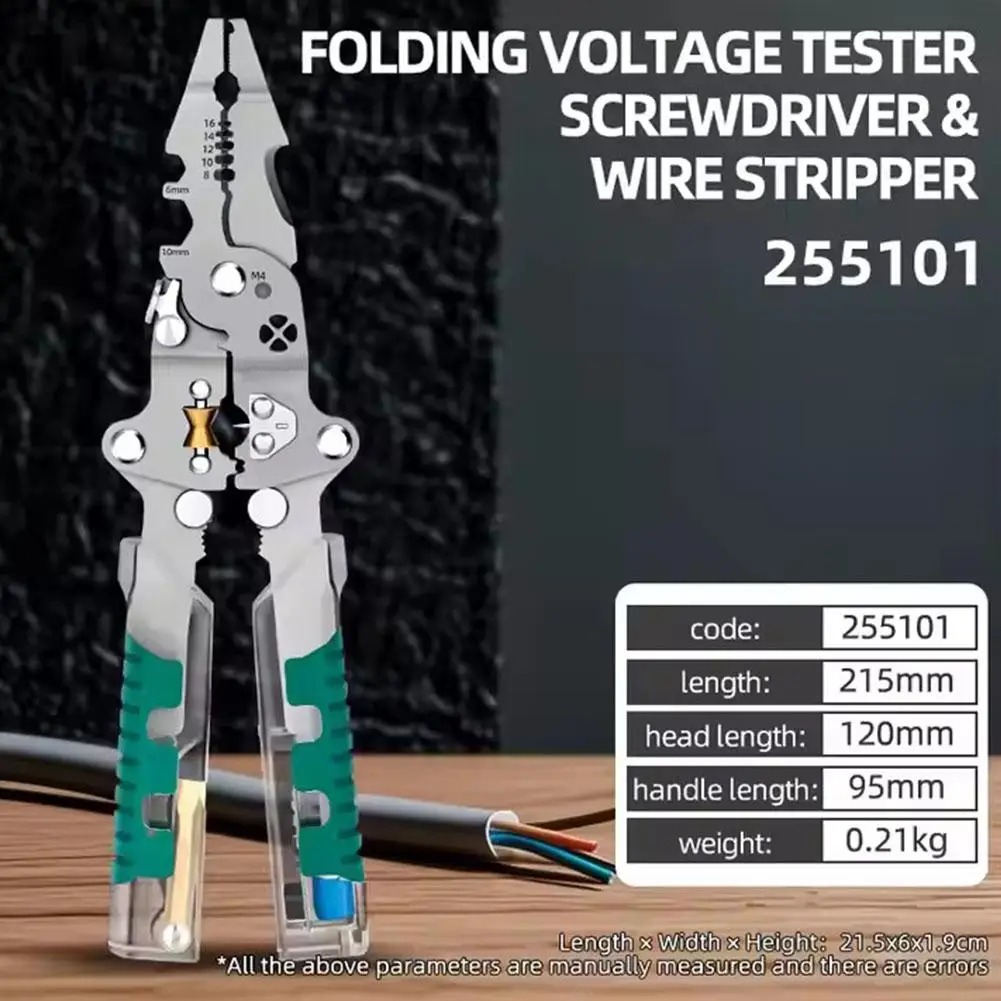 Fususbe سلك تجريد كماشة اختبار - مراجعة Automatic Wire Stripper Cutter وسعره