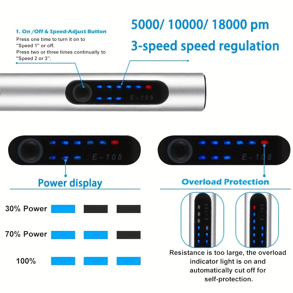 مجموعة أدوات دوارة لاسلكية USB - مراجعة Cordless Rotary Tool Kit Accessories وسعره