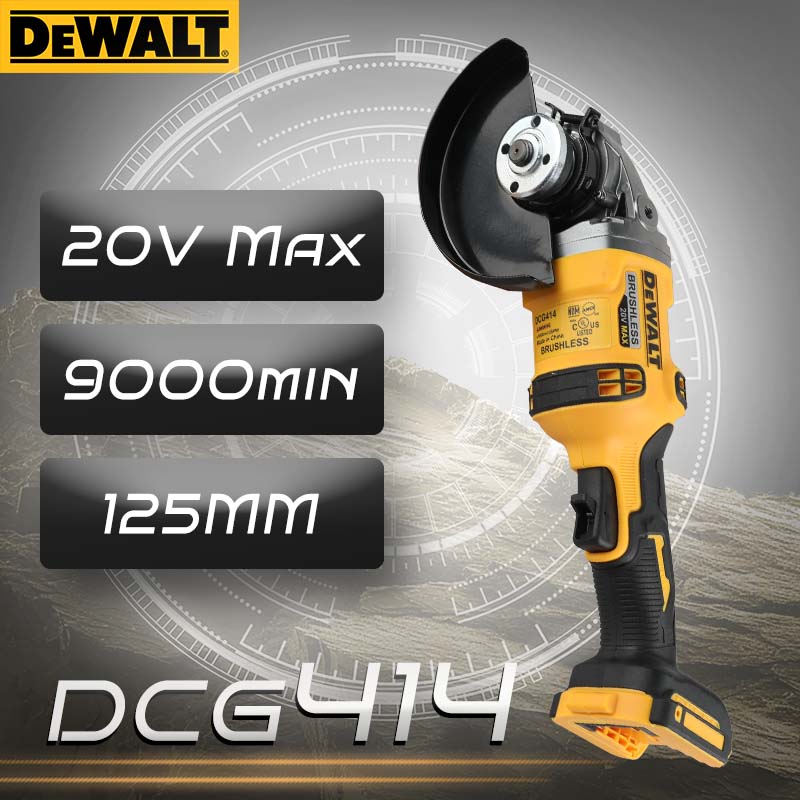 ديوالت DCG414 20V MAX جلاخة زا - مراجعة Brushless Angle Grinder Battery Powered وسعره
