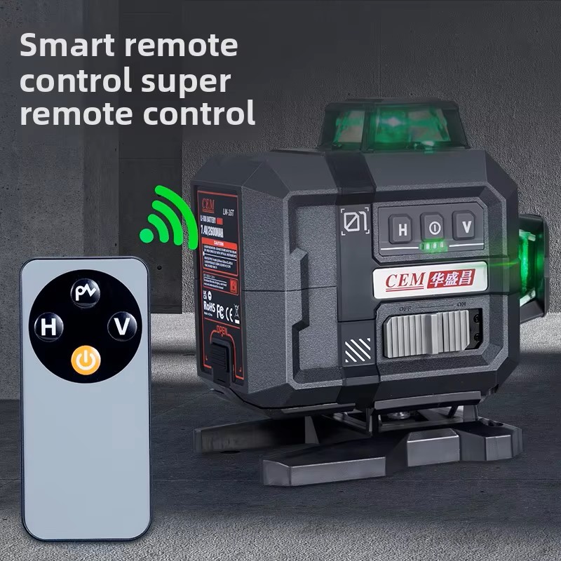 CEM 4D 16 خط ليزر لاسلكي أخضر  - مراجعة Laser Level 16 Lines 4D Green وسعره