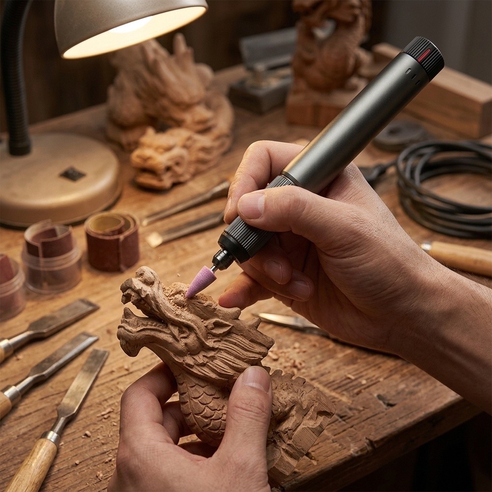 مجموعة أدوات دوارة لاسلكية مع  - مراجعة Cordless Rotary Tool Kit Accessories وسعره