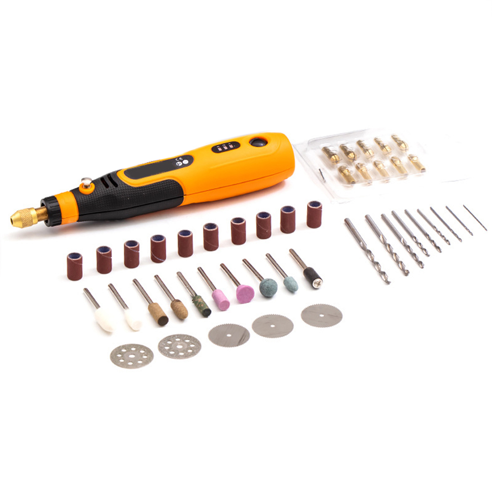 أداة دوارة لاسلكية تعمل بـUSB  - مراجعة Cordless Rotary Tool Kit Accessories وسعره
