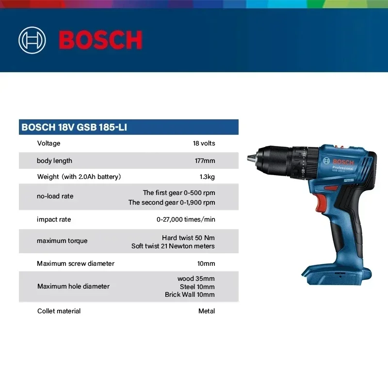 مثقاب طرق لاسلكي بدون فرشاة من - مراجعة Brushless Cordless Electric Drill 18V وسعره