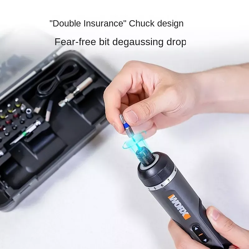 WORX WX242 4 فولت مفك كهربائي  - مراجعة Electric Screwdriver Rechargeable Usb وسعره