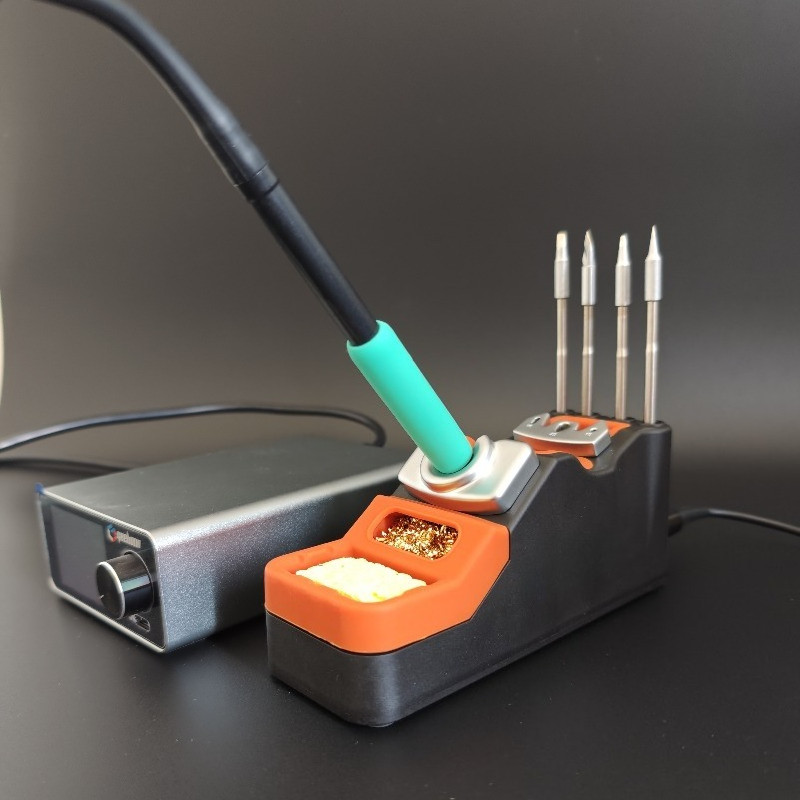 محطة لحام بشاشة رقمية منحنية ت - مراجعة Digital Soldering Station T12 وسعره
