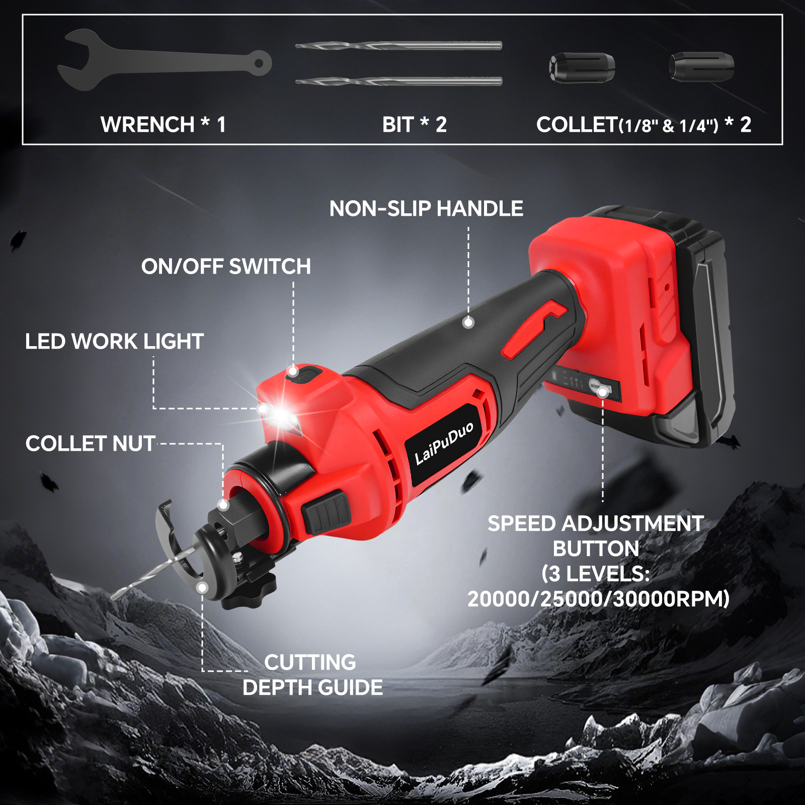 أداة قطع الجدران الجافة اللاسل - مراجعة Brushless Cordless Electric Drill 18V وسعره
