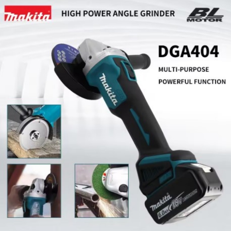 ماكيتا DGA404 جلاخة زاوية كهرب - مراجعة Brushless Angle Grinder Battery Powered وسعره