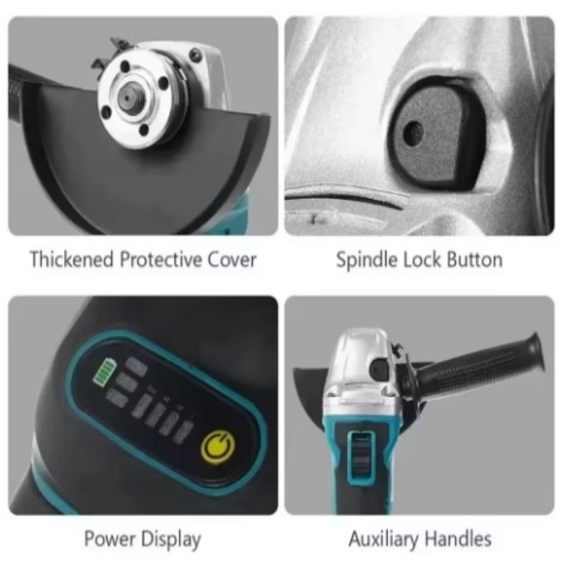 ماكيتا DGA404 جلاخة زاوية كهرب - مراجعة Brushless Angle Grinder Battery Powered وسعره