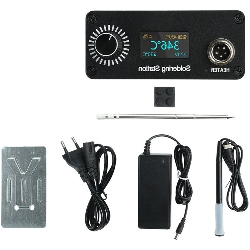 محطة لحام رقمية B03C-T12 محمول - مراجعة Digital Soldering Station T12 وسعره