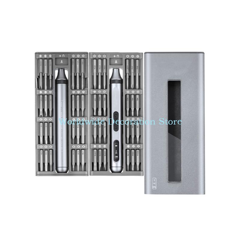 Q39b 50 في 1 مفك البراغي الكهر - مراجعة Electric Screwdriver Rechargeable Usb وسعره