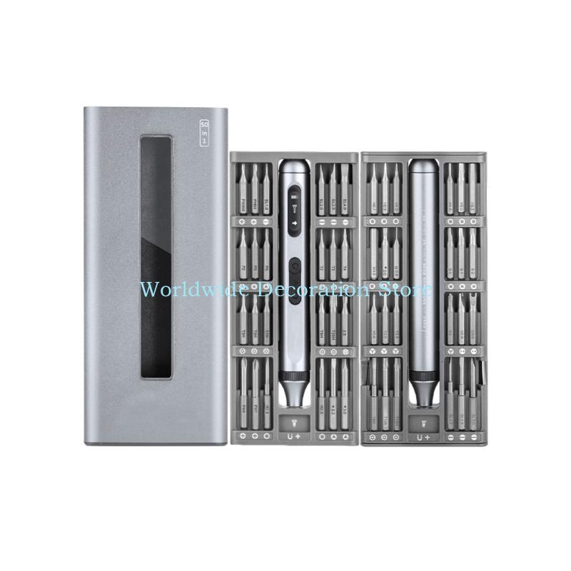 Q39b 50 في 1 مفك البراغي الكهر - مراجعة Electric Screwdriver Rechargeable Usb وسعره
