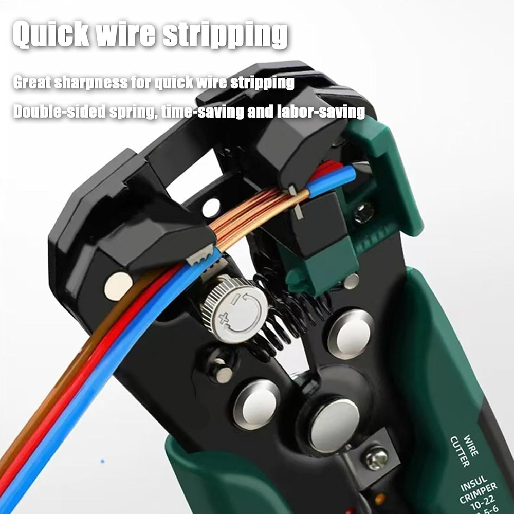 أداة تجعيد وقطع الكابلات، أداة - مراجعة Automatic Wire Stripper Cutter وسعره